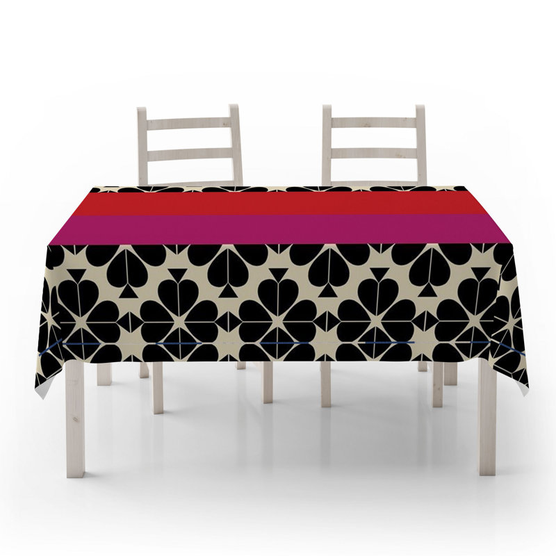 Premium Tablecloth (55 x 87 inches), 50% Cotton / 50% Polyester, Machine Washable & Ironable | Durable, Tumble Dryer Safe, Elegant Design for Dining Room & Special Occasions, Versatile & Easy Care