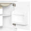 Meuble-lavabo de 20 pouces avec solution de rangement pratique, lavabo en céramique, charnières à fermeture en douceur, rangement réglable en forme de U et porte de porte, tablette, support de tiroir à compartiments, style moderne, peu encombrant-1666487130
