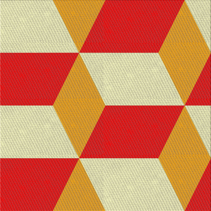 Ranney Geometric Indoor Rug, Square 8'