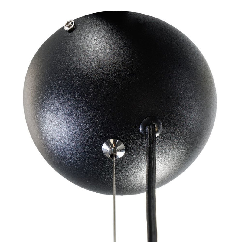 Fiedler 1 - Light Single Pendant, Black/Silver