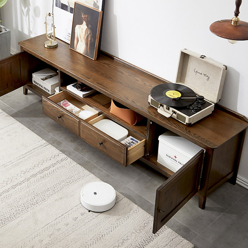 Meuble télé avec rangement de style américain, 70.87