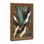 Art mural sur toile bleu sarcelle et rouille-133487215