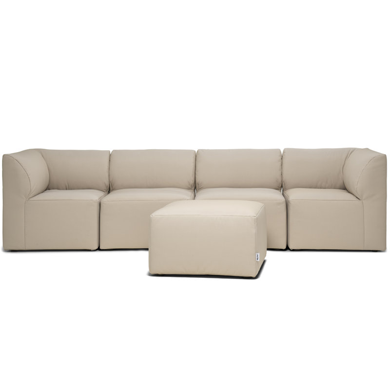 Big Joe Patio 6 Piece Outdoor Sectional, 5, Bask Terra