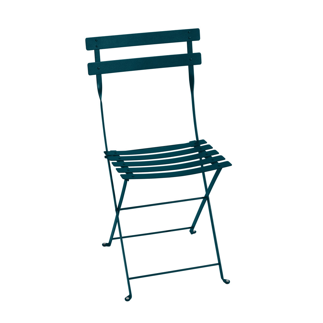 Bistro Steel Outdoor Folding Dining Side Chair (Set of 2) Fermob 