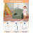 Kids Sofa Chair, Sherpa Convertible Toddler Couch with Washable Cover, Crown Design Comfy Children's Reading Chair, Fold Out Sofa Bed for Playroom, Nursery-1457817660