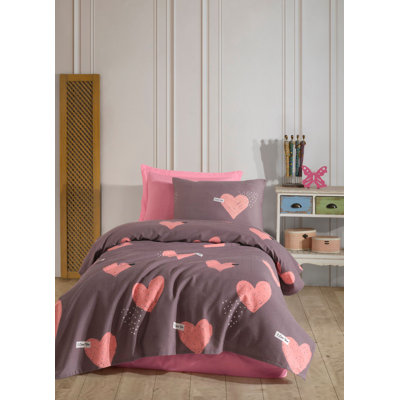 Couvre-lit 100% coton de qualité supérieure, rose, 62,9 po x 92,5 po | Lavable à la machine à 86 ° F | Poids lourd 8,3 oz / verge carrée | Literie douce, durable et élégante pour une rénovation de chambre à coucher confortable
