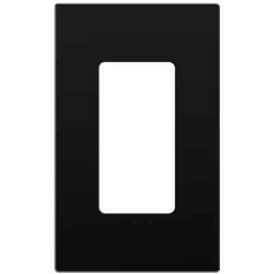Enerlites Screwless 1-Gang Decorator Wall Plate - Space Grey
