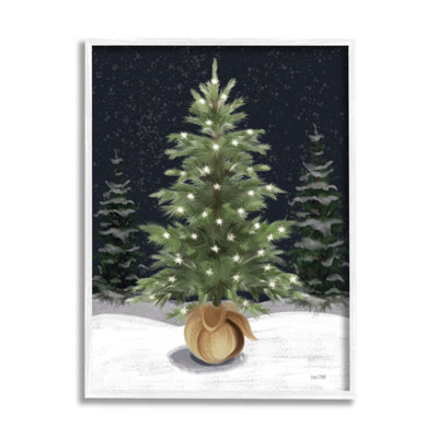 ba-824, impression encadrée sur toile de sapin de Noël par House Fenway