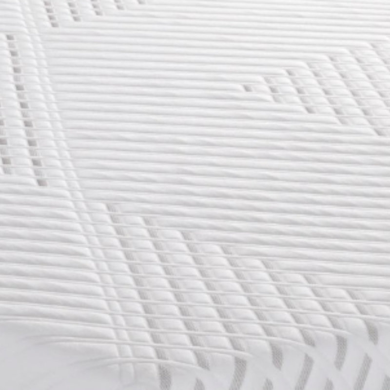 Matelas hybride à ressorts ensachés à mémoire de forme moyenne, Lit simple