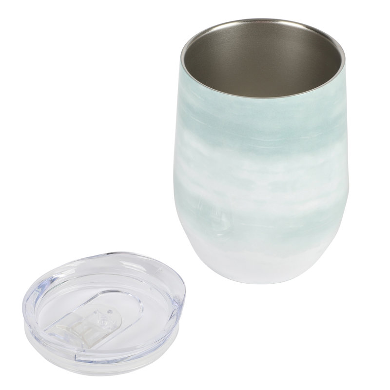 Verre à vin sans pied en acier inoxydable 12 onces Gibson Home Brampton