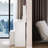 Vanity Table, 17" Round Led Mirror, 3 - Color Lighting System, Soft Stool, Large High Capacity Storage, Small Rooms, American Design, White Touch Controlled Lighting, Cushioned Areas, Style,