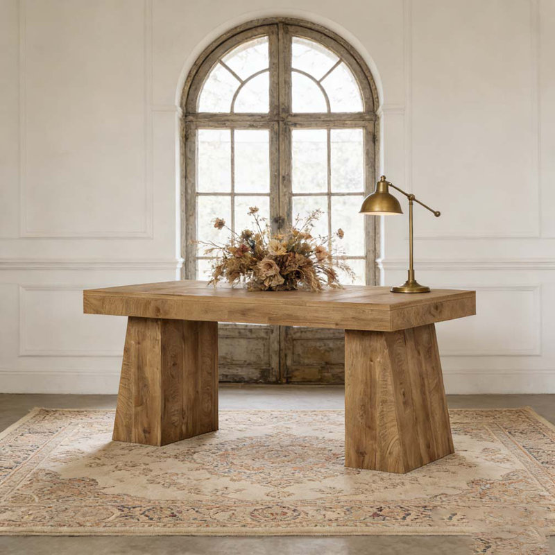 Bureau d'ordinateur, bureau de direction, Marron clair