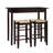 Tenney 2 - Person Four Leg Dining Set