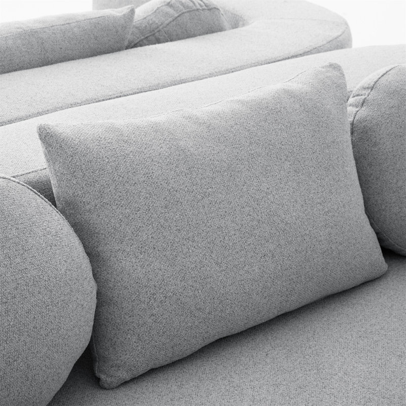 Canapé modulaire Boneless Couch, Boucle gris