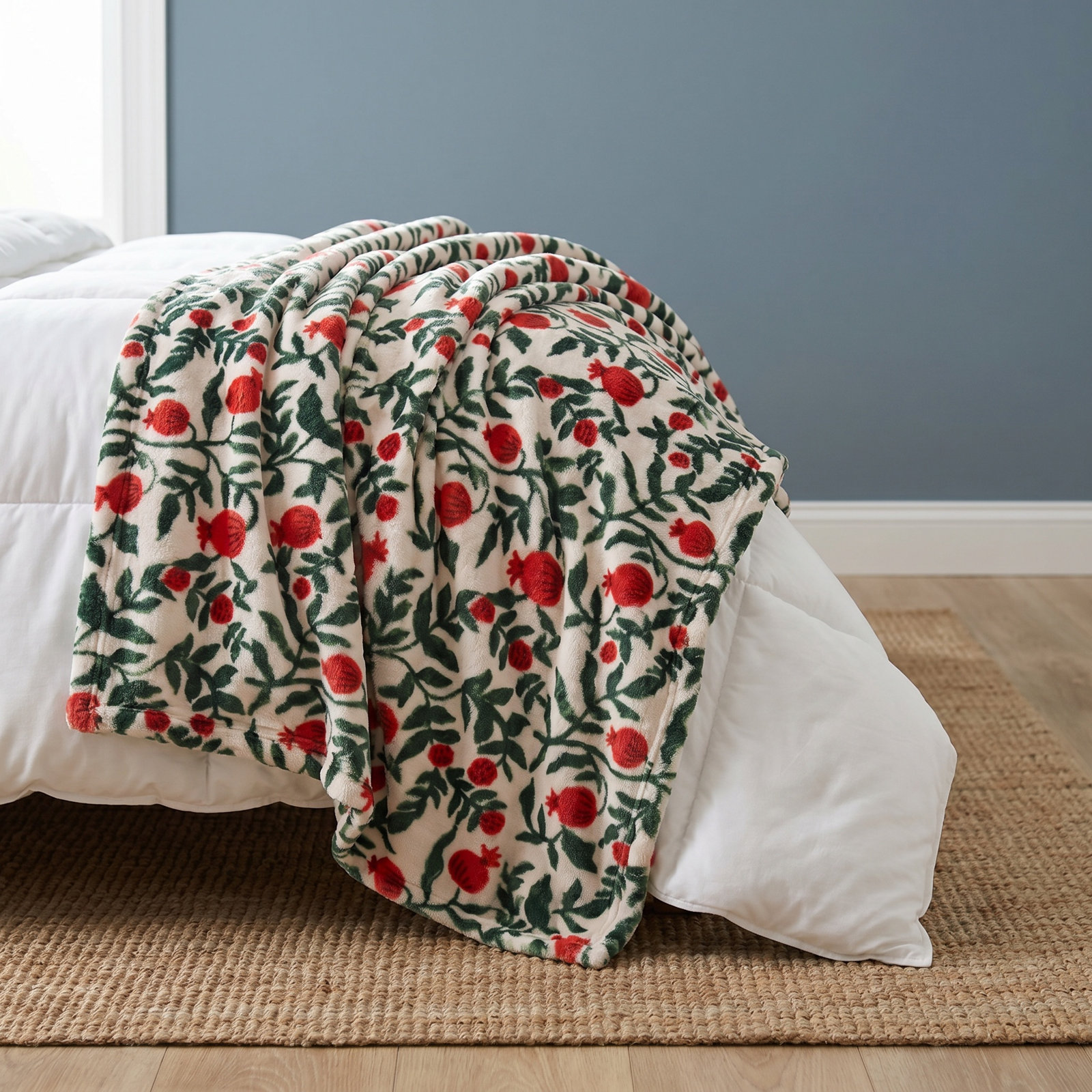 Rifle Paper Co. Pomegranate Throw Blanket