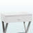 Carlotta White End Table