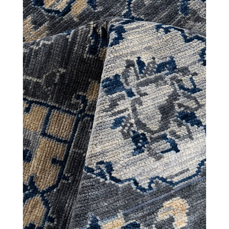 Overdyed One-of-a-Kind 9' 1" X 12' 2" Hand Knotted Area Rug