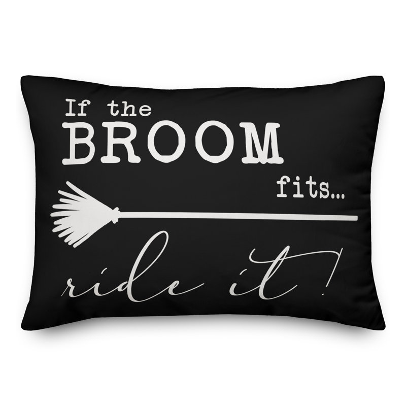  Housse de coussin rectangulaire et insert The Broom Fits