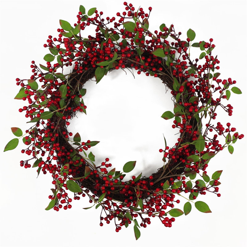 Faux Plastic 60cm Wreath