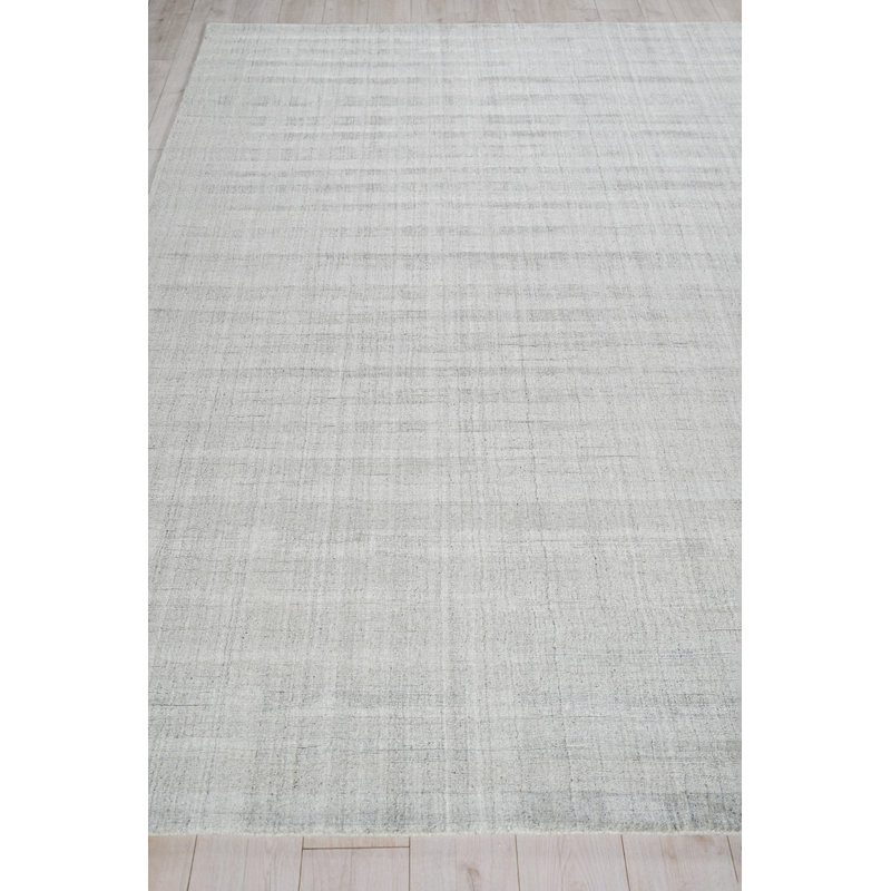 Robin Striped Area Rug in Light Silver/Gray, Rectangle 12' x 15'