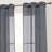 Pothos Faux Linen Semi Sheer Light Filtering Grommet Curtains Panels for Bedroom & Living Room, Pair-300674359-300674315