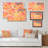 " Orange And Yellow Abstract Blossoming " Painting Print-910487373-910487410