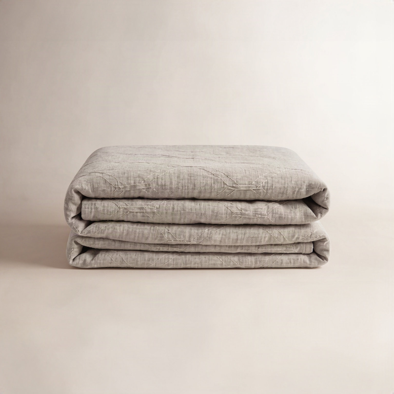 Barry Cotton Coverlet Set, Queen Coverlet, Gray