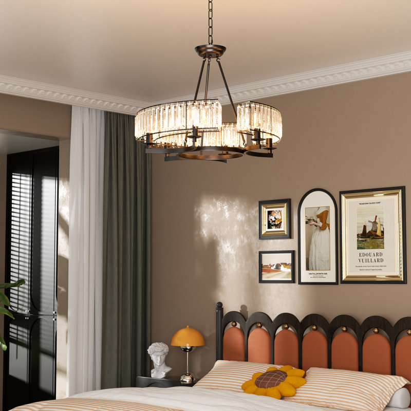 Luminaire suspendu géométrique 6 lumières