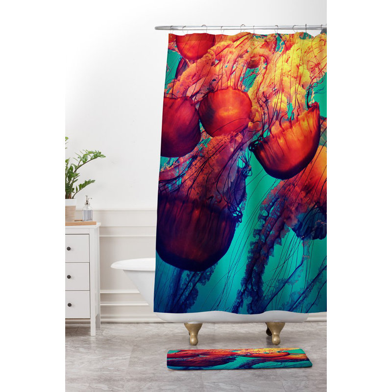 Tapis pour salle de bain jellyfish