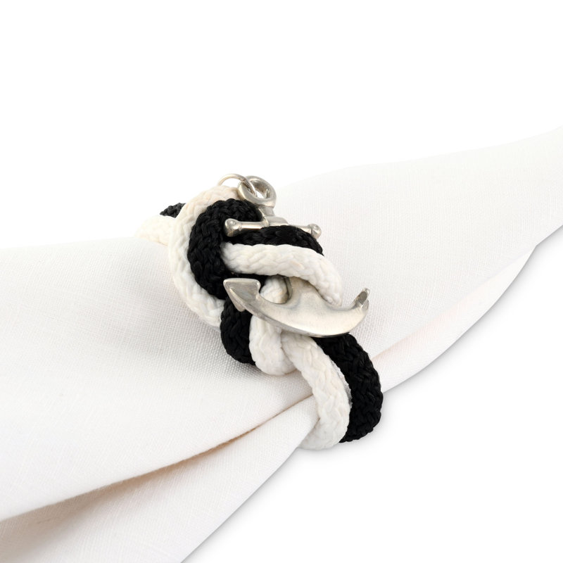Anchor Rope Metal Napkin Ring