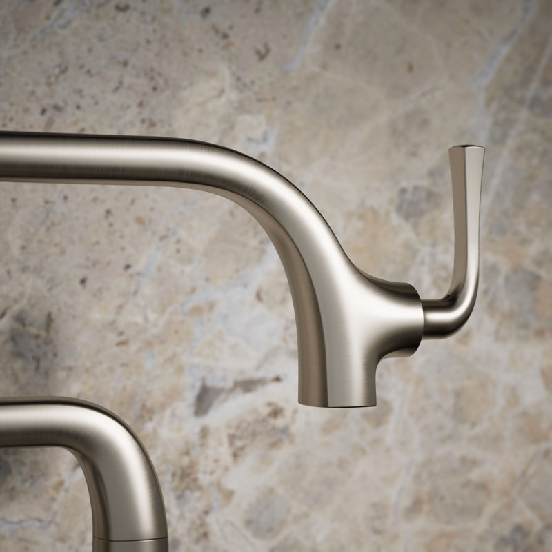 Graze Deck-Mount Pot Filler Faucet, Vibrant Stainless