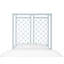 X And Diamond Open-Frame Headboard-21137860-88177339