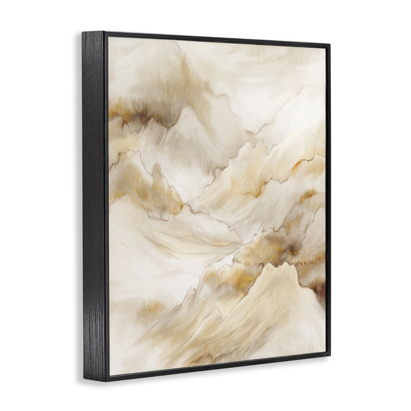 Giclée encadrée par Neutral Land Flow, design par Kim Allen, Giclée encadrée noir minuit, H 20 po x l 16 po