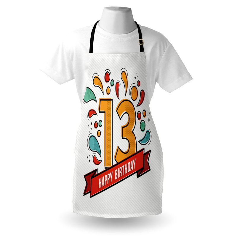 No Pattern Bib Apron