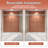 56-60 " W X 58 " H Mod Semi-Frameless Design Design Sliding Opening Bathtub Shower Door With 5/16" (8Mm) Clear Tempered Glass-124402176