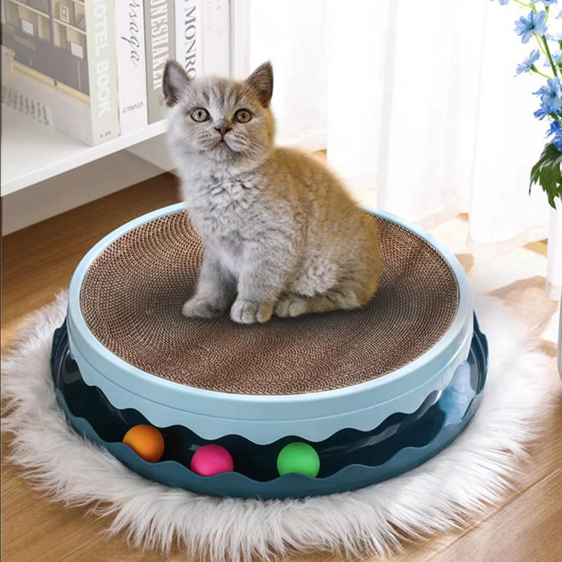 Tapis à griffes pour chat 14 po, Bleu
