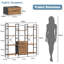 142cm H Metal Book Cabinet Bookcase-1010777029
