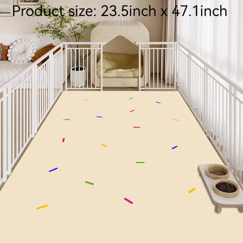Tapis pour animaux de compagnie, Petit (l 23,50 po x P 47,10 po x H 0,15 po)