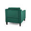 Fauteuil club en velours vert-2139782906