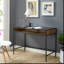 East Palo Alto Glass Top Writing Desk-902476117