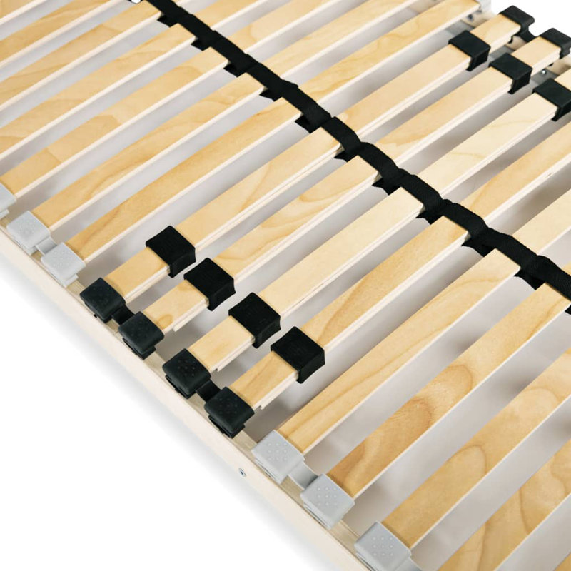 Vidaxl Bed Slatted Base Natural Beech And Birch