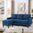 Elvedin 74.8" Upholstered Sofa Chaise-723974874