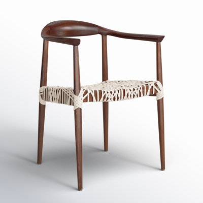 Kazbah Genuine Leather Dining Armchair