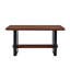 Dining Table, Modern Compact Kitchen Table For Small Spaces, Sturdy Home/Apartment Dining Room Furniture With Sleek Two-Tone Finish