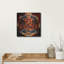 17 Stories «Devil Fire Service Logo» par Flyland Designs, art mural en métal-1722322129
