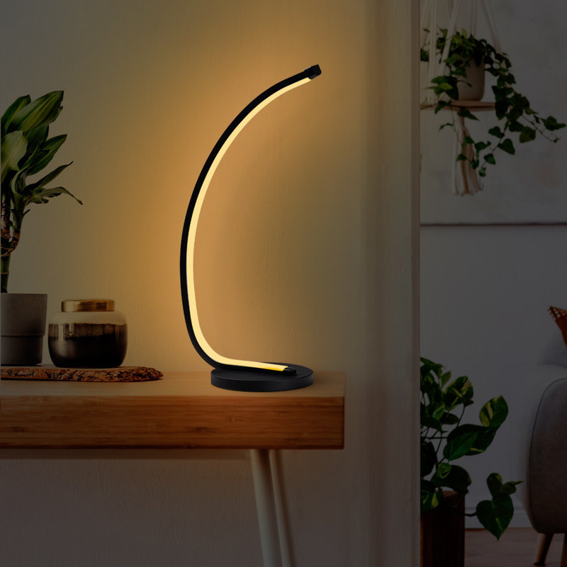 Lampe de bureau Breonna, Noir