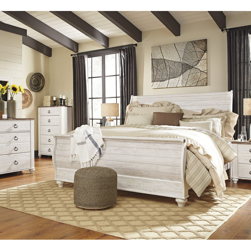 Dawton Sleigh Bed, King