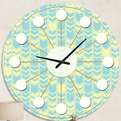 Horloge murale rétro Mid-Century