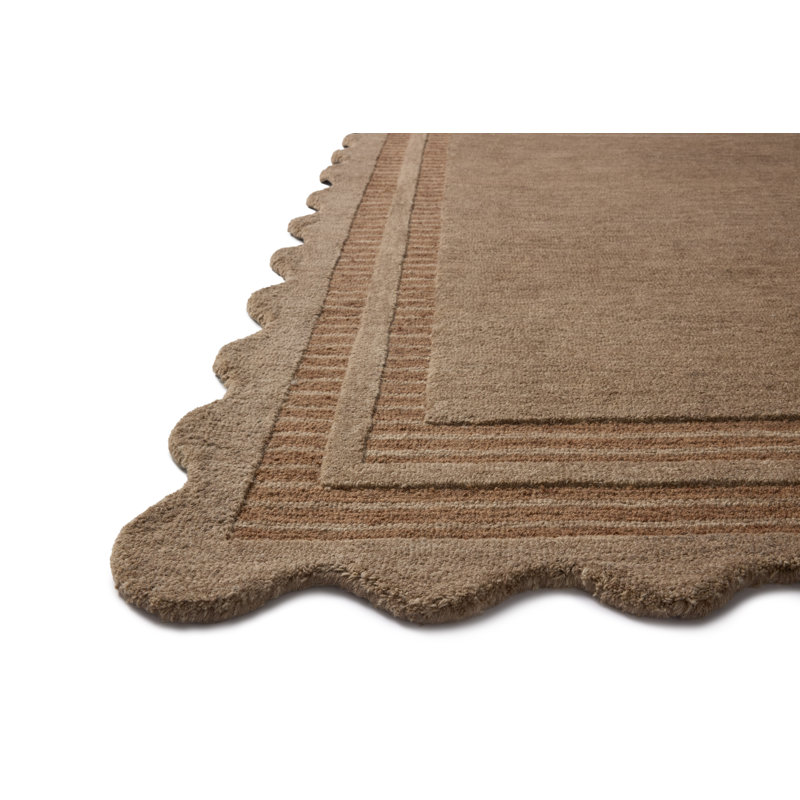Chris Loves Julia x Loloi Scottie Area Rug, Rectangle 7'9" x 9'9", Mocha/Clay