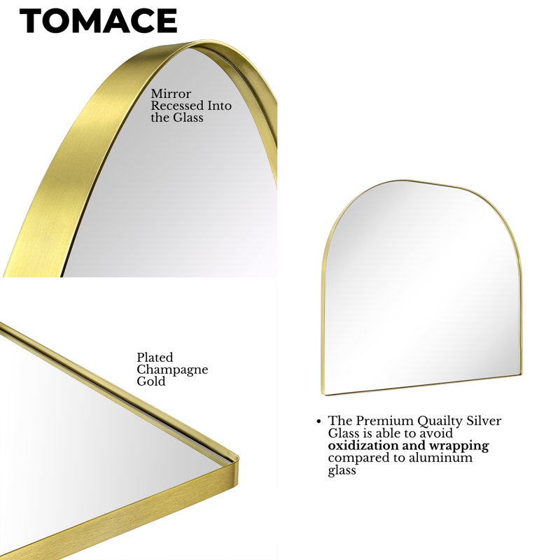 Miroir Dezerae, Or brossé